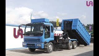 United Auctioneers Inc  Isuzu Giga 10W Arm Roll Dump Truck [upl. by Papke]