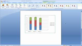 Word 2007 Diagramme erstellen und bearbeiten [upl. by Atihcnoc]