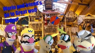 Wario and Friends go to Great Wolf Lodge  Super Mario Richie [upl. by Eltrym]