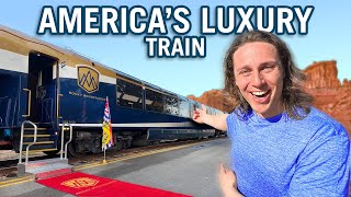 5 Riding Americas LUXURY TRAIN to Alaska [upl. by Ecissej]