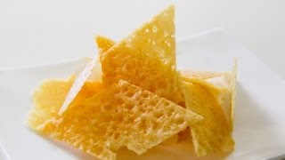 How To Make Parmesan Chips  Crisps  Video Recipe [upl. by Krueger]