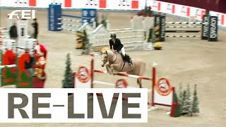 RELIVE  Opening Class 130m  FEI Jumping Ponies Trophy 2023 [upl. by Ardnaxela941]