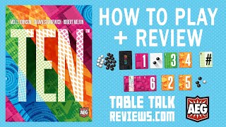 How to Play TEN amp Review  Table Talk Reviews [upl. by Bobina]