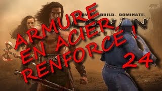 ARMURE EN ACIER RENFORCÉ   CONAN EXILES 24 [upl. by Madian]