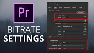 BITRATE Export Settings for Youtube CBR and VBR Explanation  PREMIERE PRO [upl. by Benoite]