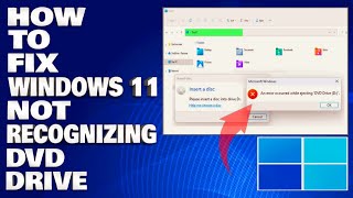 How To Fix Windows 11 Not Recognizing DVD Drive Solution [upl. by Isidor]