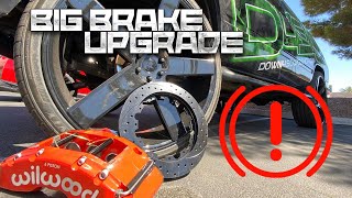 6000 WILWOOD BRAKE UPGRADE ON A 2000 TAHOE 🤯😵🤯 [upl. by Raddie]