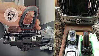 Volvo  How To CRYSTAL led GEARBOX shift KNOB install [upl. by Edson]