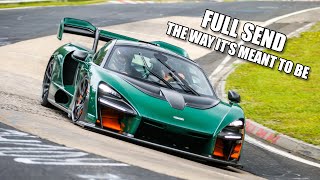 McLaren Senna FULL SEND on the Nürburgring  Onboard [upl. by Kara813]