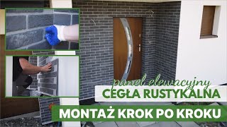 CEGŁA RUSTYKALNA GREINPLAST  montaż na elewacji [upl. by Arehahs]