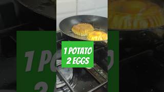 One potato amp two eggs  beautiful tasty breakfast shorts [upl. by Berthold1]