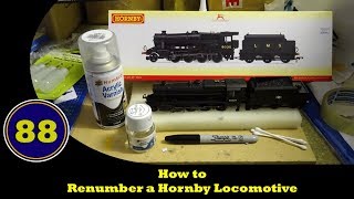 How to Renumber a Model Locomotive  Made Easy [upl. by Bertrand]