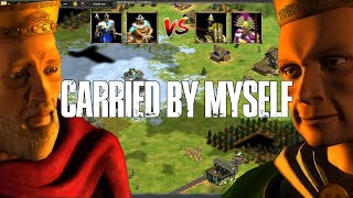 Im uploading every game of AOE2 I play until I die in 4K  414 Carried By Myself [upl. by Emmie]