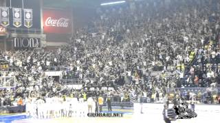 I kada ne budeš prvi ti  CELA HALA  Partizan Barcelona 21112013 [upl. by Mairb]