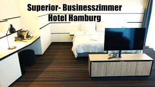 Hotel Hamburg Hyperion Hotel Superior und Businesszimmer Roomtour [upl. by Atiuqam]