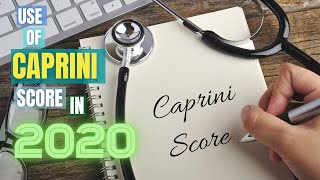 Use of CAPRINI score 2020 [upl. by Cence]