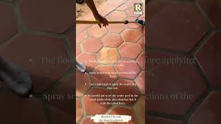 How to Apply Sealer to Terracotta Tile Floors from Rustico Tile  Topcoat Sealer for Saltillo Tiles [upl. by Irt]