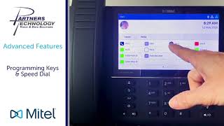 Mitel 6940 Phone Training  Part 5  Programming Keys amp Speed Dial  Partners Technology [upl. by Pincas]