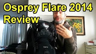 Osprey Flare day pack 2014 review [upl. by Icul639]