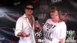 Miljenko Matijevic of Steelheart  Live Interview at RockFest 80s [upl. by Prudy]