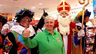 Gezellige sinterklaasviering op winkelcentrum Vinkhuizen [upl. by Danieu140]