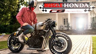 Cafe Racer Honda CB 750 quotSeven Fiftyquot by Krisbiker Customs [upl. by Adnilav415]