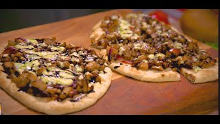 Flatbread Pizza Recipe [upl. by Yedsnil]