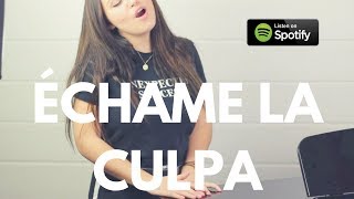 ÉCHAME LA CULPA  LUIS FONSI FT DEMI LOVATO  BALADA COVER  CAROLINA GARCÍA FT SERGIO LOPEZ [upl. by Sheffield510]