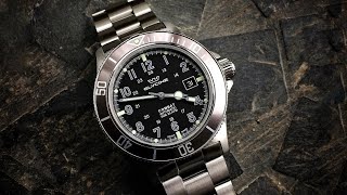 Glycine Combat Sub GL0076 Military Dive Watch Review [upl. by Riatsala128]