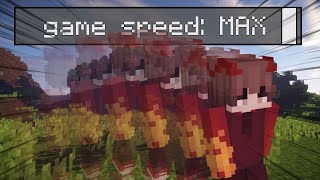 minecraft at max speed breaks my sanity [upl. by Sabian]