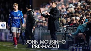 John Mousinho prematch  Pompey vs Derby County [upl. by Bowlds]