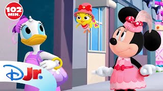 ¡Disfruta de los mejores momentos de Minnie y Daisy 🩷🎀  RECOPILACIÓN  DisneyJuniorES [upl. by Campos]