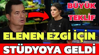 Masterchef Elenen Ezgi için Acun ılıcalı Stüdyoya Geldi [upl. by Sitarski]