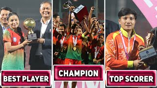 SAFF WOMENS CHAMPIONSHIP 2024 AWARDS WINNERS [upl. by Mikahs]