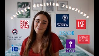 I APPLIED TO SCHOOLS IN 4 COUNTRIES  college decision reactions 2019 [upl. by Barby]