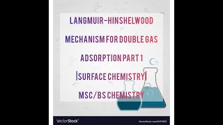 LangmuirHinshelwood mechanism for double gas adsorption Part 1surface chemistryMscBS chemistry [upl. by Eirual]