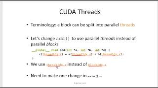 CUDA Tutorial Part2 Programming Lecture 24 Parallel amp Distributed Computing [upl. by Ahsienaj126]