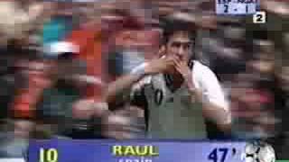 Spain vs Nigeria World Cup 1998  Hierro amp Raul [upl. by Kendry118]