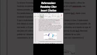 ¿Cómo citar en Word usando Mendeley Gestor de referencias [upl. by Beryle]