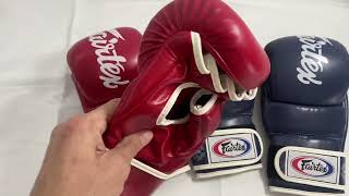 Fairtex MMA Sparring Gloves new colors FGV18 [upl. by Ariajaj223]