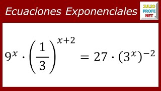 ECUACIONES EXPONENCIALES  Ejercicio 5 [upl. by Sol]