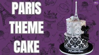 Decorate This PARIS CAKE  Buttercream Stenciling [upl. by Neram]