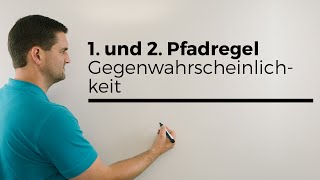 1 und 2 Pfadregel Gegenwahrscheinlichkeit Stochastik Wahrscheinlichkeit Baumdiagramm [upl. by Cattier950]