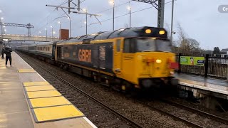 4K GBRF 50007 and 50049 at Buckshaw Parkway on 1Z50 9122023 [upl. by Eskil405]