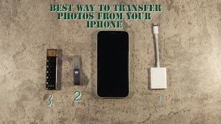 How to Transfer Photos from iPhone to External Hard Drive2021 [upl. by Hamforrd]