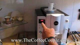 How to Brew with the super automatic JuraCapresso Impressa E9 Part 1 [upl. by Reniar]