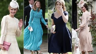 The Royal Guests At Pippa Middleton Wedding day [upl. by Nilok]