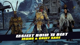 Easiest Build To Beat Erlang amp The Great Sage Broken Shell  Black Myth Wukong [upl. by Josias]