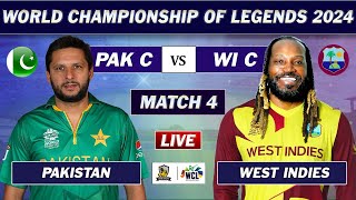 Pakistan vs West Indies Live Scores amp Commentary  World Championship of Legends  PAK vs WI LIVE [upl. by Aivilys335]