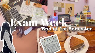 Exam week vlog End of First Semester📍University of Delhi  Pragati shreya [upl. by Arel685]